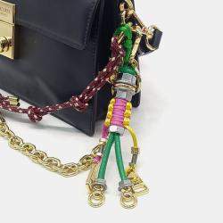 Pre Owned Prada Black Leather Sound Shoulder Bag