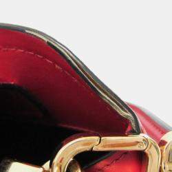 Prada Red Saffiano Leather Matinee Shoulder Bag