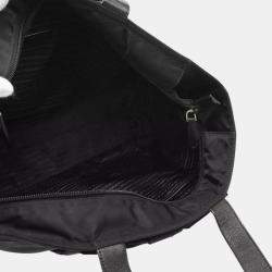 Prada Black Nylon Tote Handbag