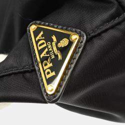 Prada Black Nylon Tote Handbag