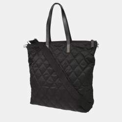 Prada Black Nylon Tote Bag