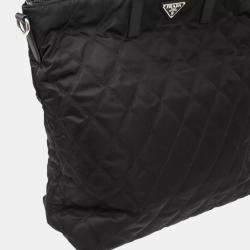 Prada Black Nylon Tote Bag