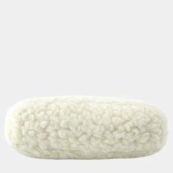 Prada White Wool Shoulder Bag 