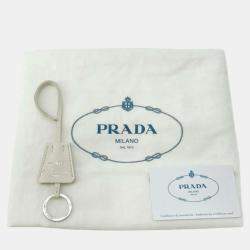 Prada White Wool Shoulder Bag 