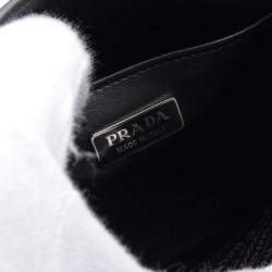 Prada Black Leather Tote Bag