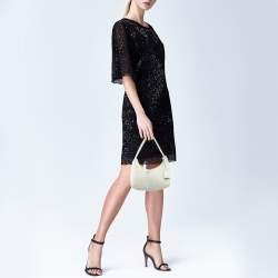Prada White Shearling Fur Re-Edition 2000 Bag