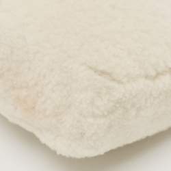 Prada White Shearling Fur Re-Edition 2000 Bag