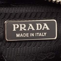 Prada White Shearling Fur Re-Edition 2000 Bag