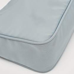 Prada Light Blue Nylon Mini Re-Edition 2000 Shoulder Bag