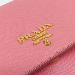Prada Pink Saffiano Leather Mini Crossbody  Bag