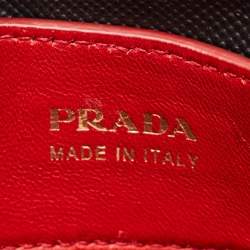 مملوكة مسبقًا Prada Black Saffiano Cuir Leather Medium Double Handle Tote