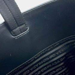 Prada Textured Metallic Leather Tote Bag