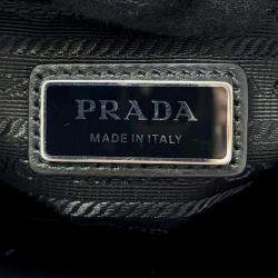 Prada Textured Metallic Leather Tote Bag