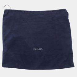 Prada Textured Metallic Leather Tote Bag