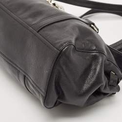 Pre Owned Prada Black Leather Easy Shoulder Bag