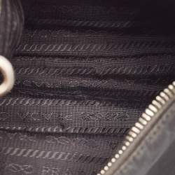 Prada Black Nylon and Leather Re-Edition 2005 Shoulder Bag