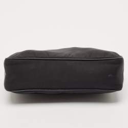 Prada Black Nylon and Leather Re-Edition 2005 Shoulder Bag