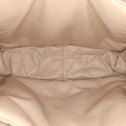 Prada Beige Medium Nappa Soft Padded Double Handled Bag