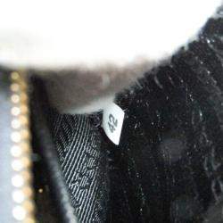 Prada Black Saffiano Leather Pouch Shoulder Bag