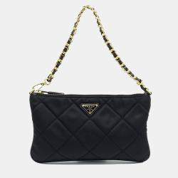 Prada Black Re-Nylon Pouch Bag