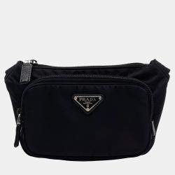 Prada Black  Re-Nylon Hip Sack bag