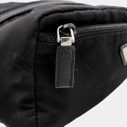 Prada Black Nylon fabric pouch