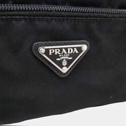 Prada Black Nylon fabric pouch