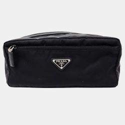 Prada Black Nylon fabric pouch