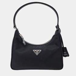 Prada Black Quilted Nylon Pushlock Shoulder Bag Prada | TLC