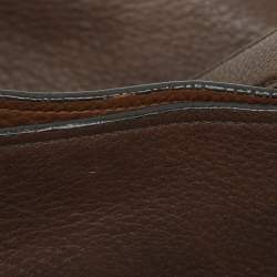 Prada Bruciato Cervo Leather Hobo