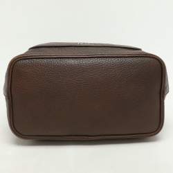 Prada Bruciato Cervo Leather Hobo