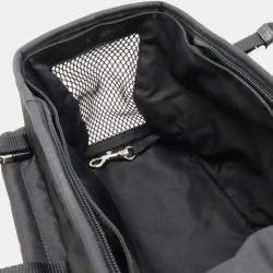 Prada Black Re-Nylon Triangle Pet Carrier Bag