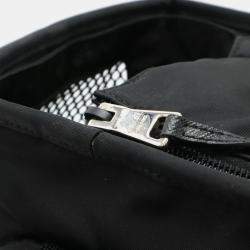 Prada Black Re-Nylon Triangle Pet Carrier Bag