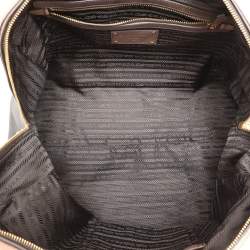Prada Ombre Beige/Dark Blue Leather Satchel