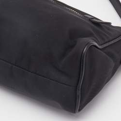 مملوكة مسبقًا Prada Black Nylon and Saffiano Leather Shoulder Bag