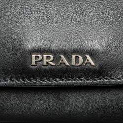 Prada Black Soft Calf Chain Crossbody