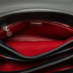 Prada Black Soft Calf Chain Crossbody