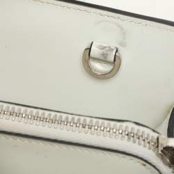 Prada White Patent Leather Re-edition 1995 Tote