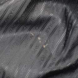 Prada Black Nylon and Leather Duffle Bag