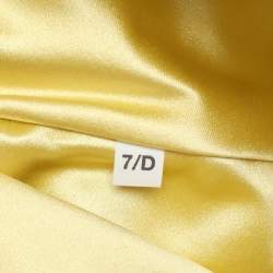 Prada Yellow Crystal Embellished Satin Triangle Logo Crossbody Bag