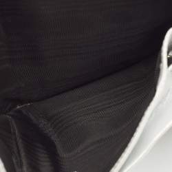 Prada Pink/Silver Nylon and Leather Trifold Wallet