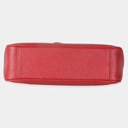 Prada Fiery Red Saffiano Re Edition 2005 Bag