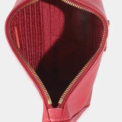Prada Fiery Red Saffiano Re Edition 2005 Bag