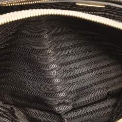 Prada Taupe Saffiano Lux Leather Large Galleria Double Zip Tote