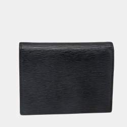 Prada Black Vittelo Move Leather Logo Card Case