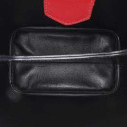 Prada Red Medium Saffiano Cuir Panier Satchel