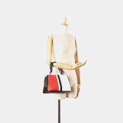 Prada Red Leather Baiadera Frame Bag