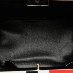 Prada Red Leather Baiadera Frame Bag