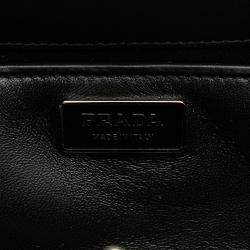 Prada Red Leather Baiadera Frame Bag