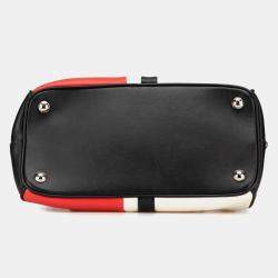 Prada Red Leather Baiadera Frame Bag